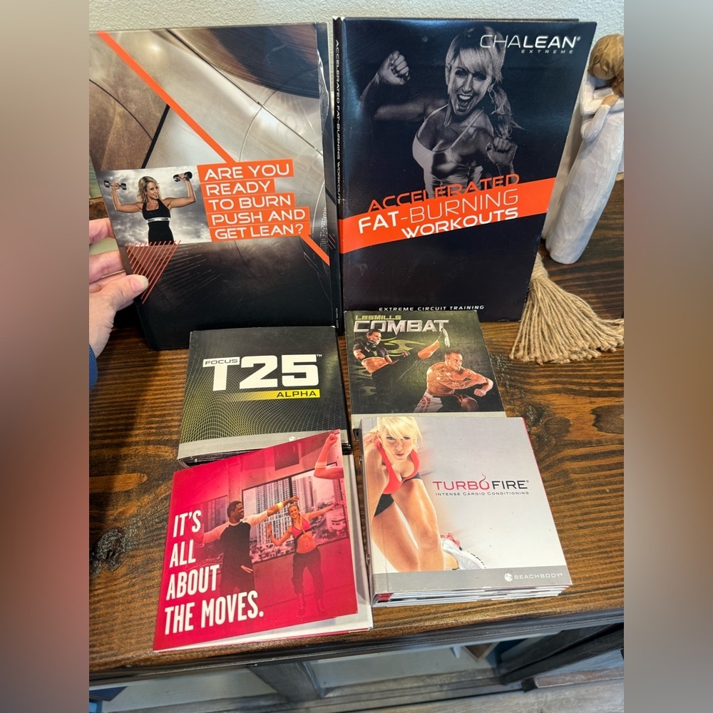 Beachbody Zumba Workout DVD Lot 41 Discs Focus T25 Chalean Turbo Fire Les Mills